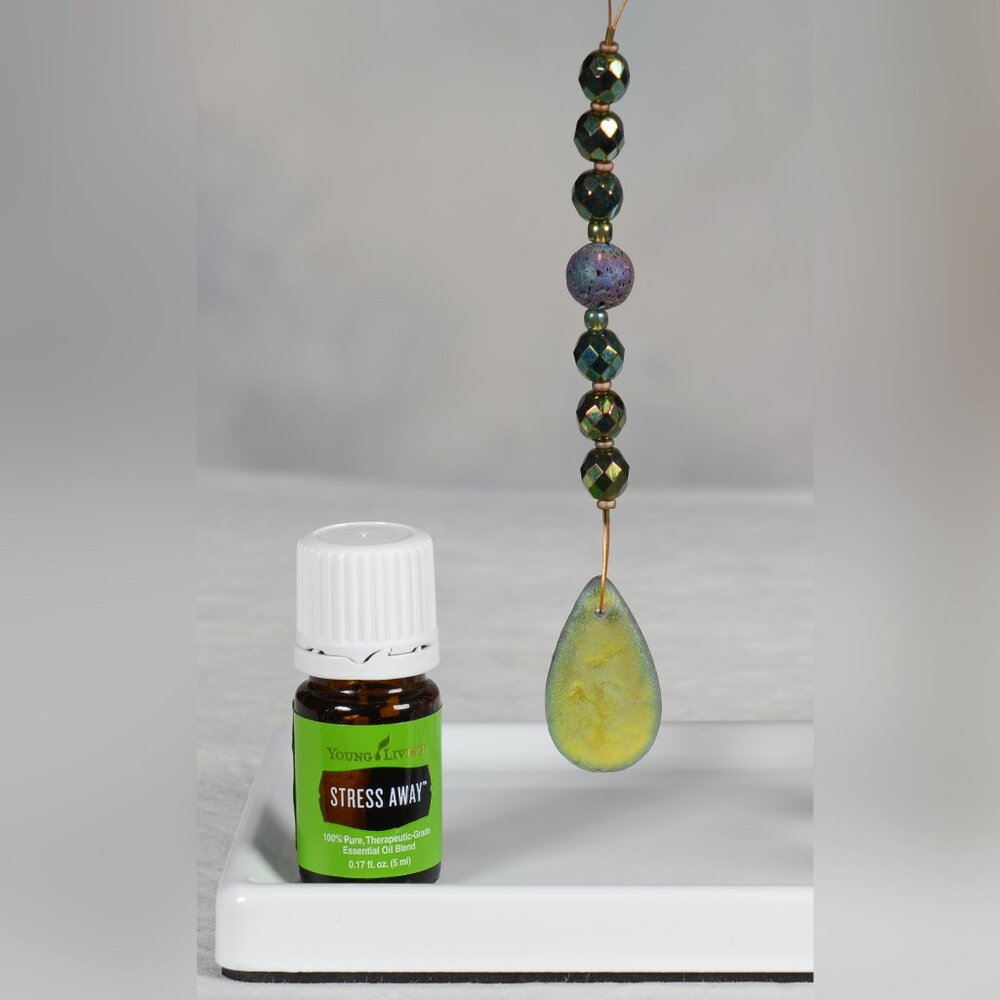 Young Living Stress Away + Rearview Mirror diffuser charm